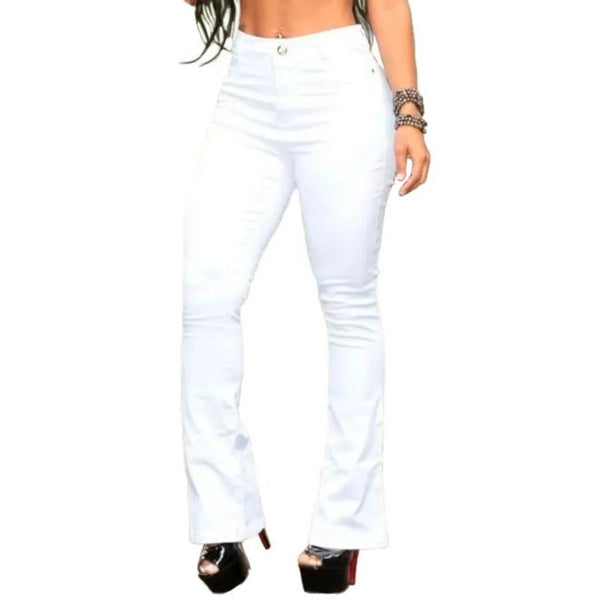 Premium White Flare Women's Jeans